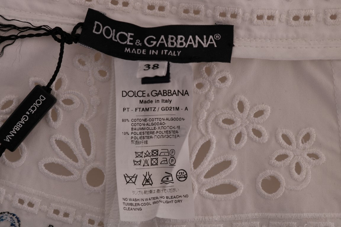 Dolce &amp; Gabbana Majolika bestickte Capri-Eleganz