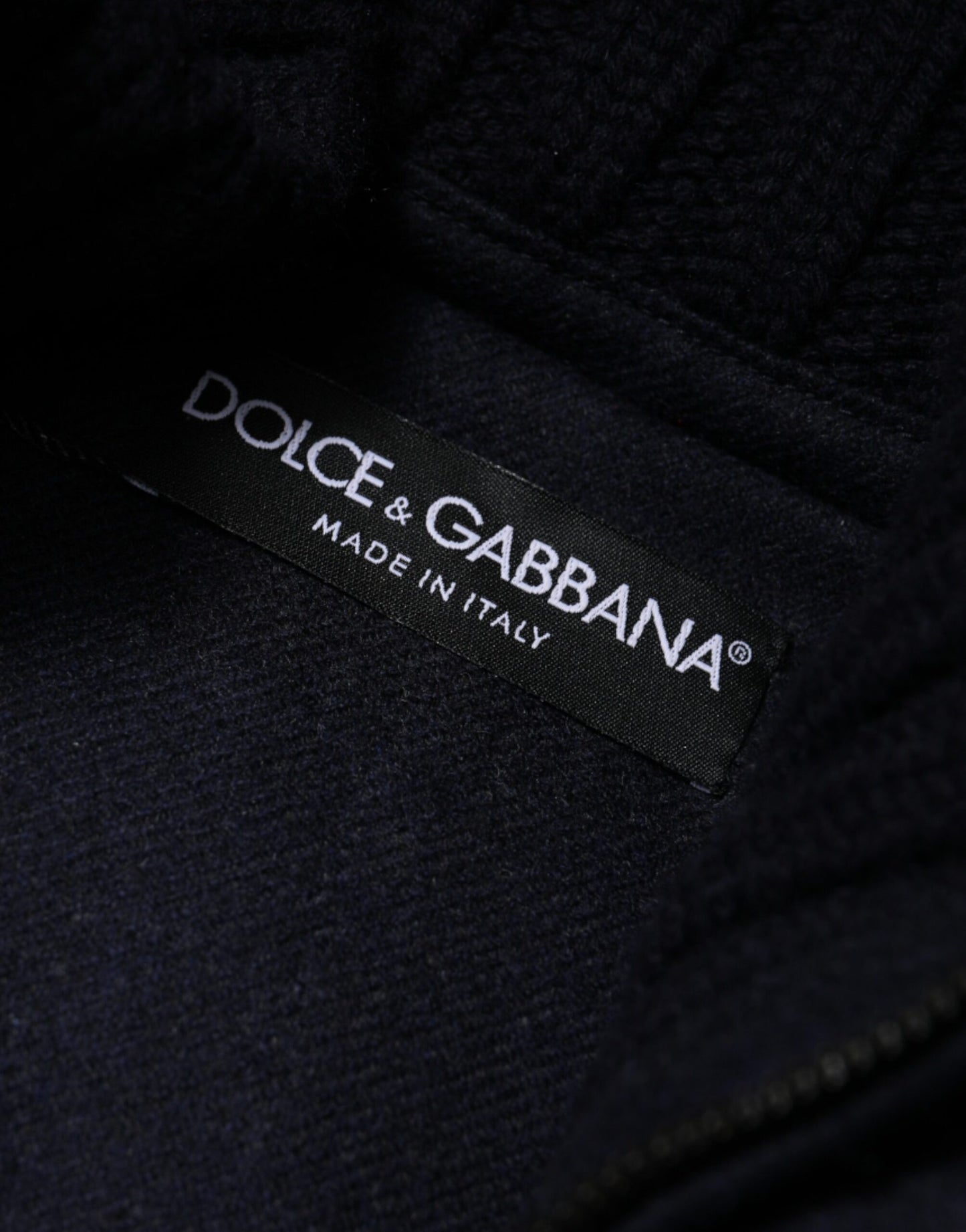 Giacca da uomo Dolce &amp; Gabbana in nylon nero con cappuccio