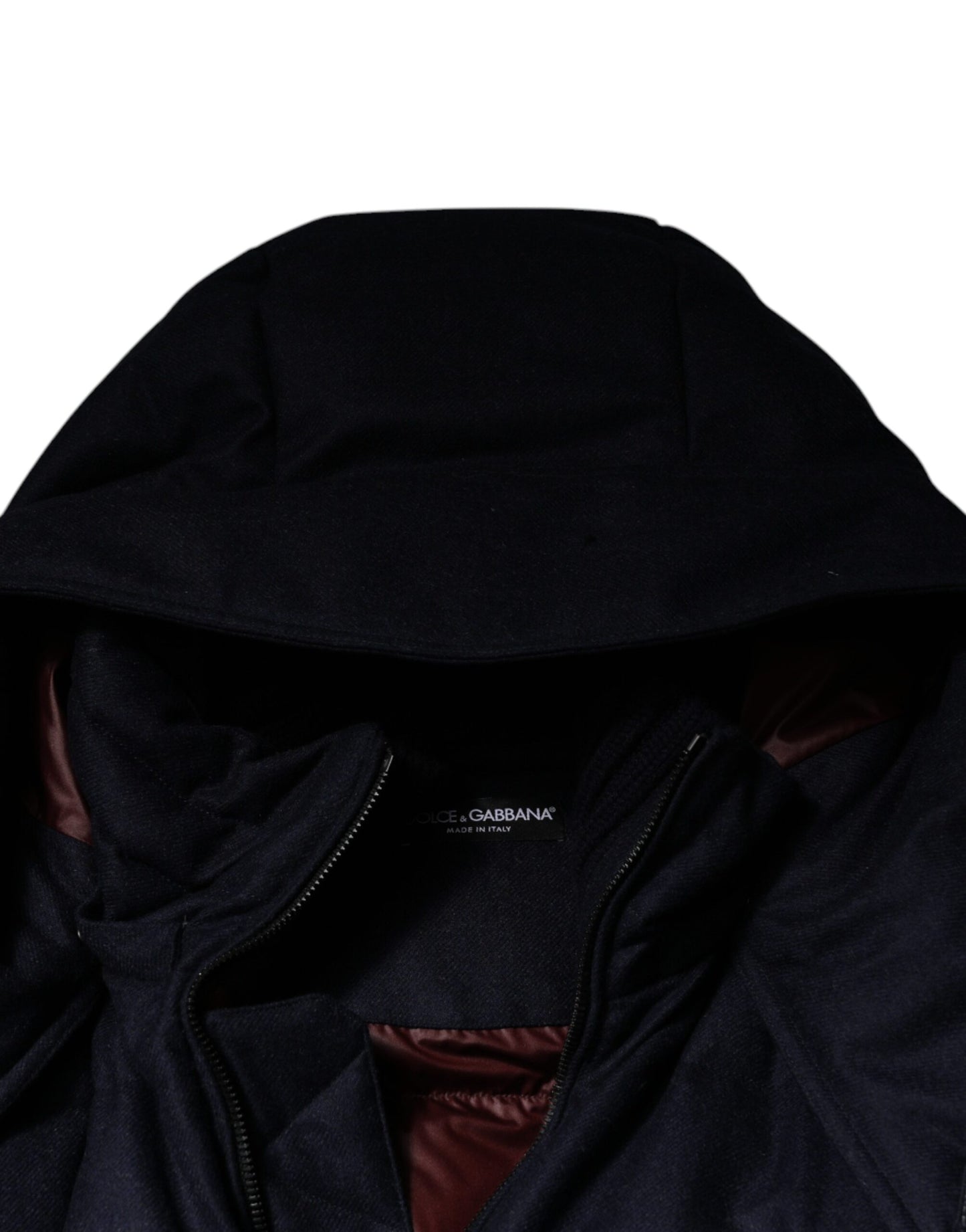 Giacca da uomo Dolce &amp; Gabbana in nylon nero con cappuccio