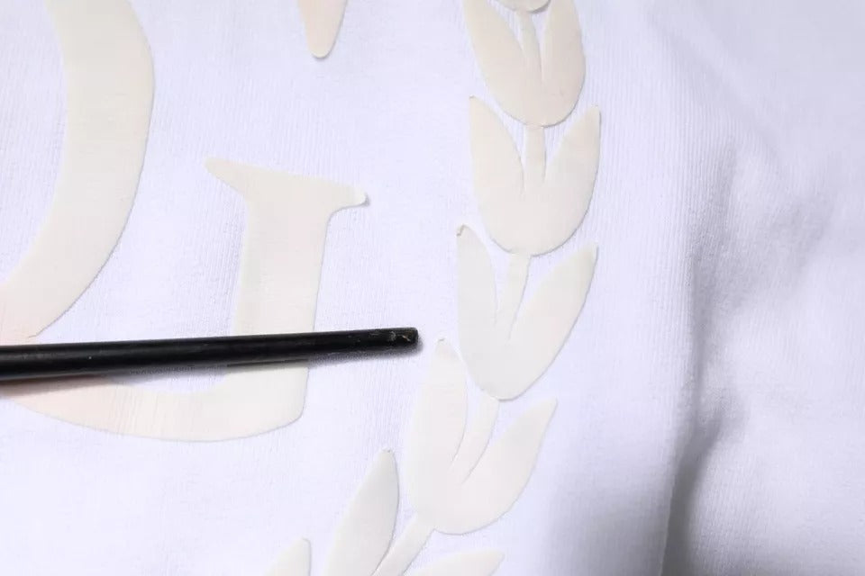 Dolce &amp; Gabbana White Logo Hooded Pullover Sweatshirt Sweater