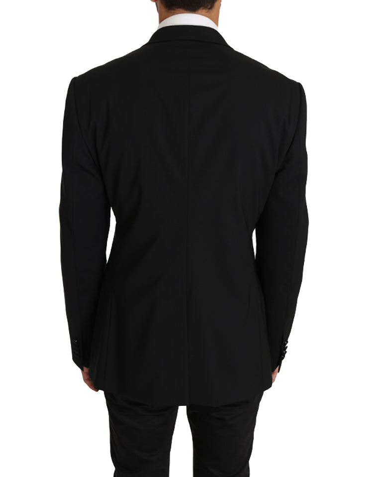 Dolce &amp; Gabbana Black Wool MARTINI Torrero Blazer Jacket