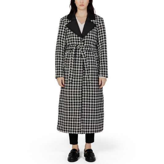 Only Black Polyester Jackets &amp; Coat