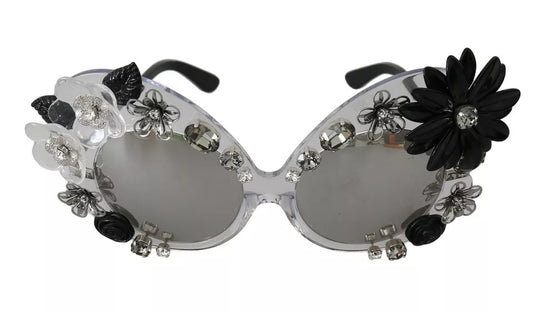 Dolce &amp; Gabbana Transparente Sonnenbrille DG4292 mit rundem Kristall