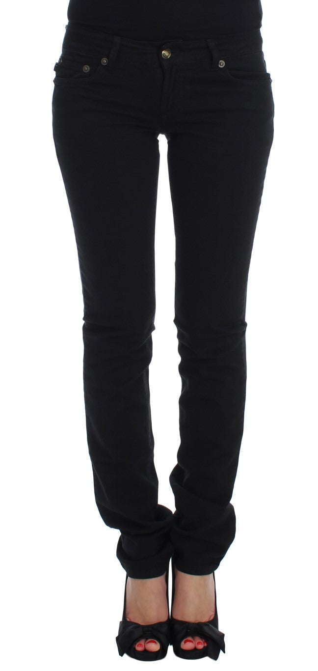 Cavalli Chic Slim Skinny Jeans in Schwarz