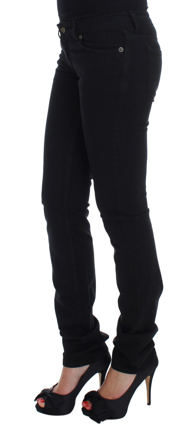 Cavalli Chic Slim Skinny Jeans in Schwarz