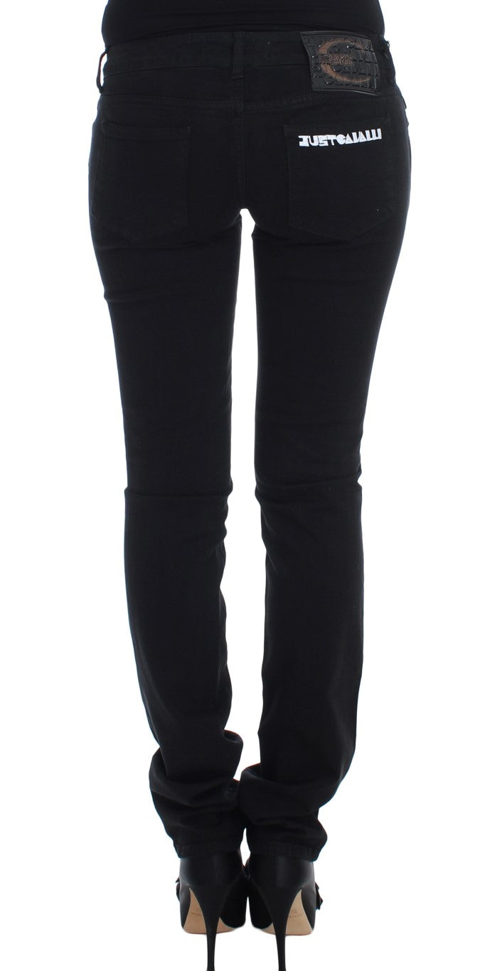 Cavalli Chic Slim Skinny Jeans in Schwarz