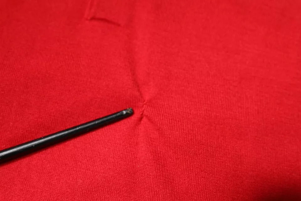 Dolce &amp; Gabbana Roter Kaschmirpullover mit Kragen