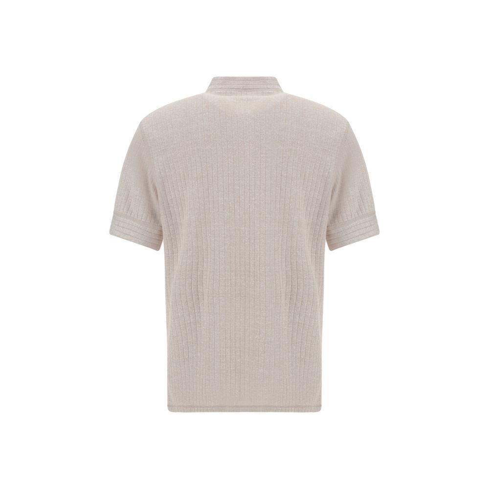 Brunello Cucinelli Linen Polo Shirt