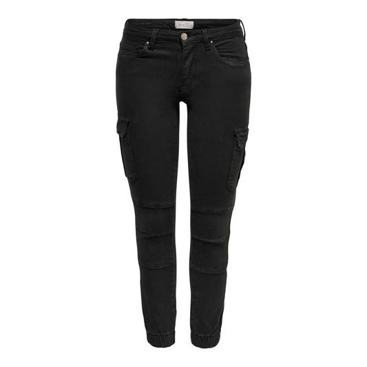 Only Black Cotton Jeans &amp; Pant