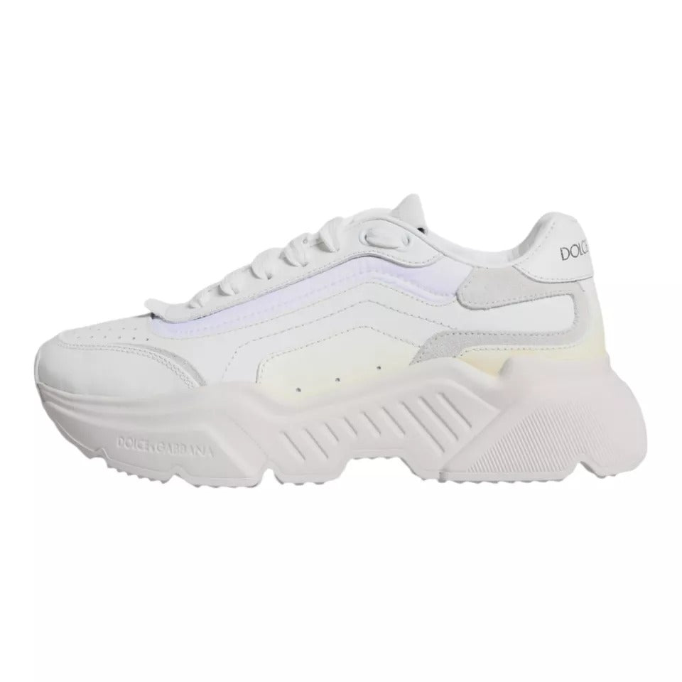 Dolce &amp; Gabbana White Daymaster Low Top Sneakers Shoes