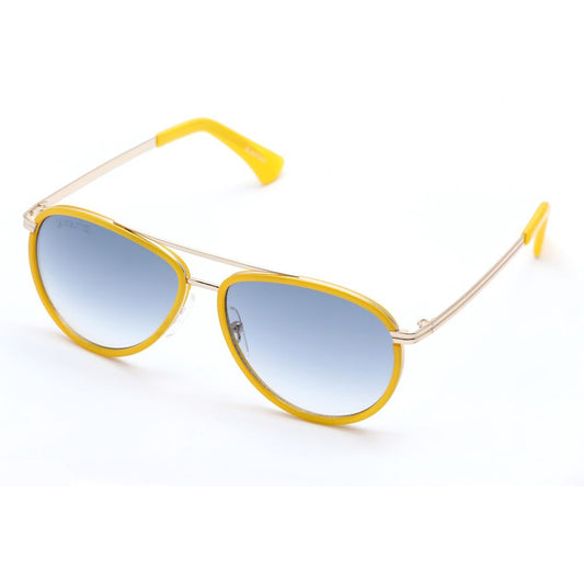 Gelbe Metallsonnenbrille von Lancaster
