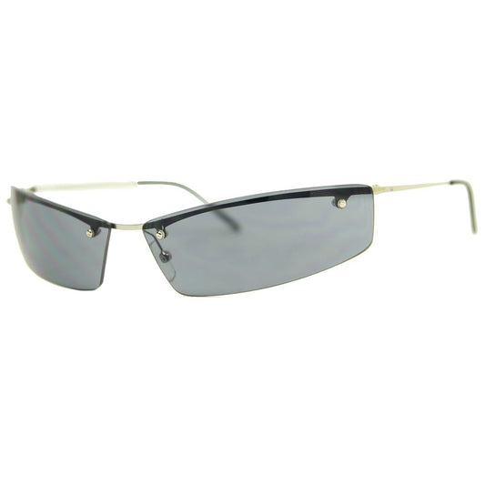 Adolfo Dominguez Sonnenbrille aus silbernem Metall