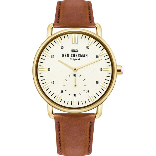 Ben Sherman – Braune Lederuhr