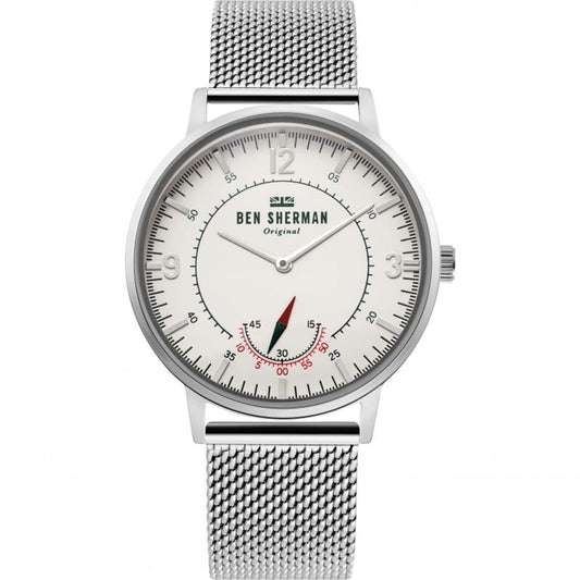 Ben Sherman – Silberne Stahluhr