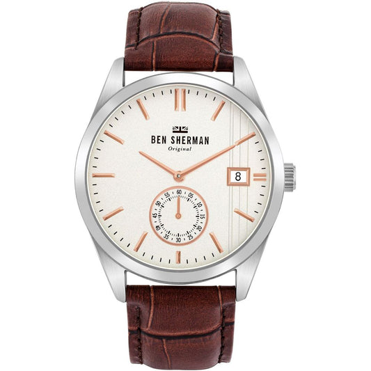 Ben Sherman – Braune Lederuhr