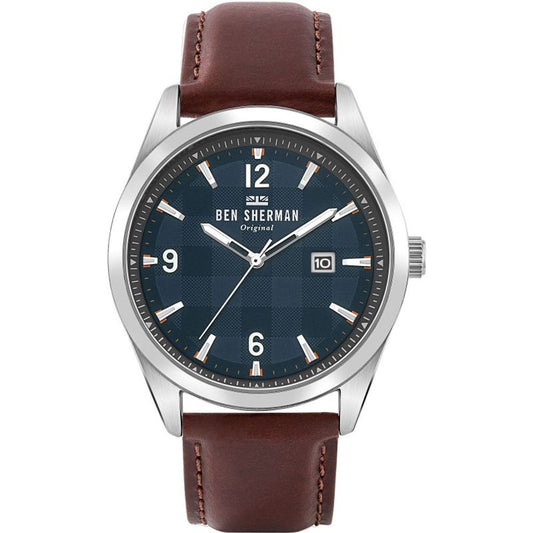 Ben Sherman – Braune Lederuhr