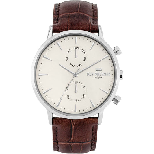 Ben Sherman – Braune Lederuhr