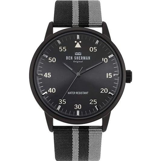 Ben Sherman – Graue Stoffuhr