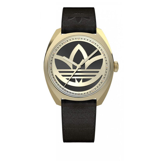 Orologio Adidas in pelle nera