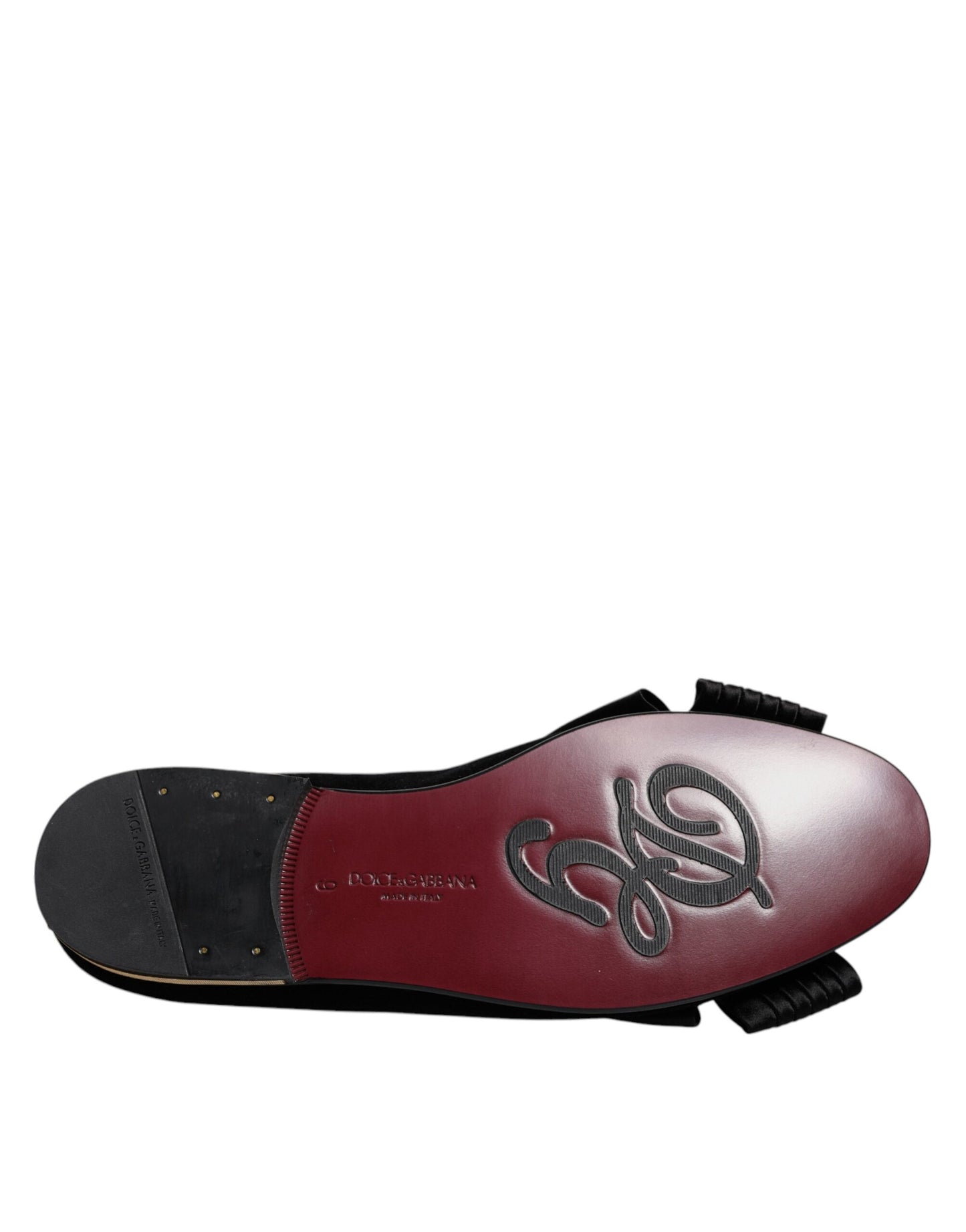 Dolce &amp; Gabbana Schwarze Kristall-Flats Herren Loafer Abendschuhe