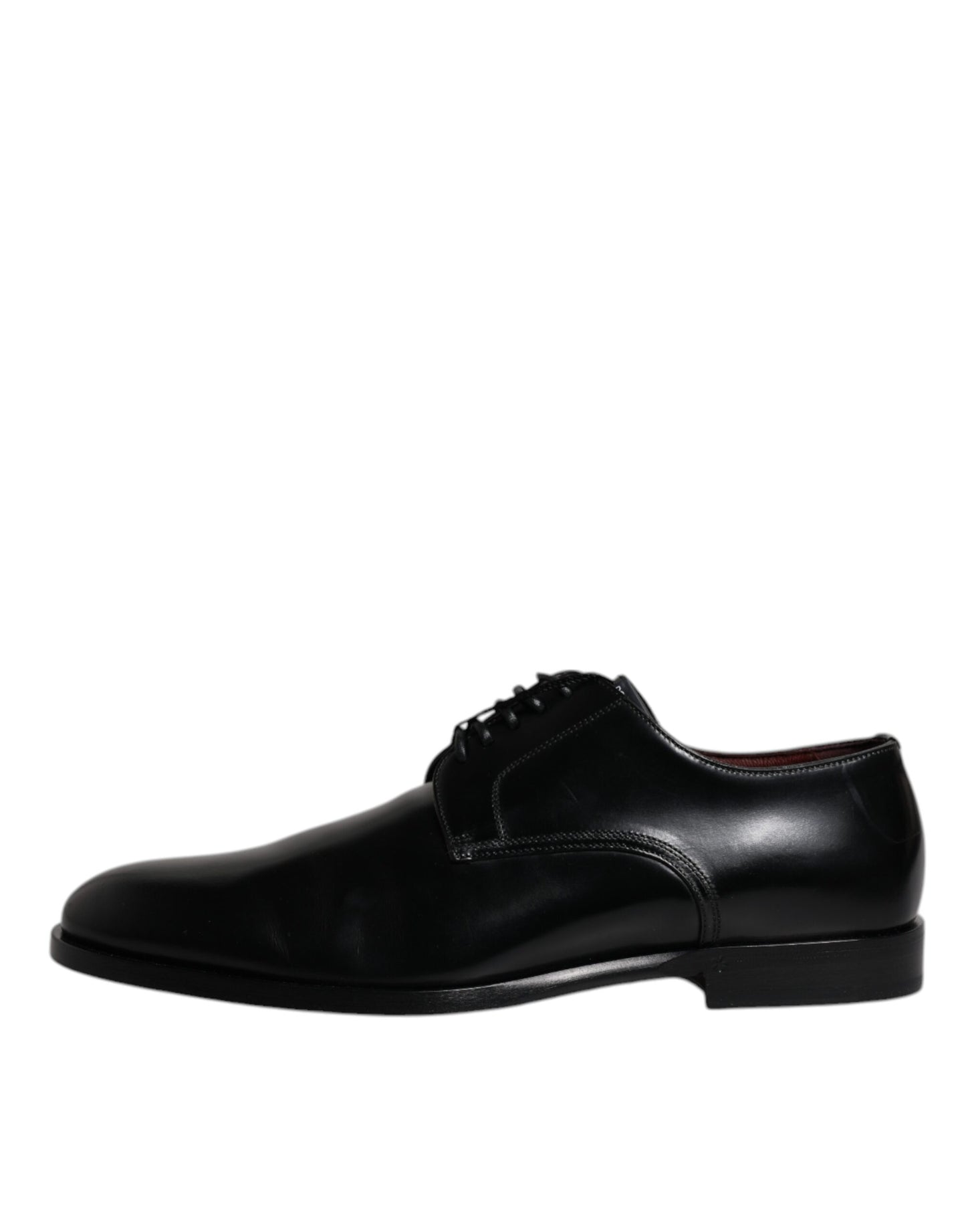 Dolce &amp; Gabbana – Derby-Schnürschuhe aus schwarzem Kalbsleder mit Schnürung