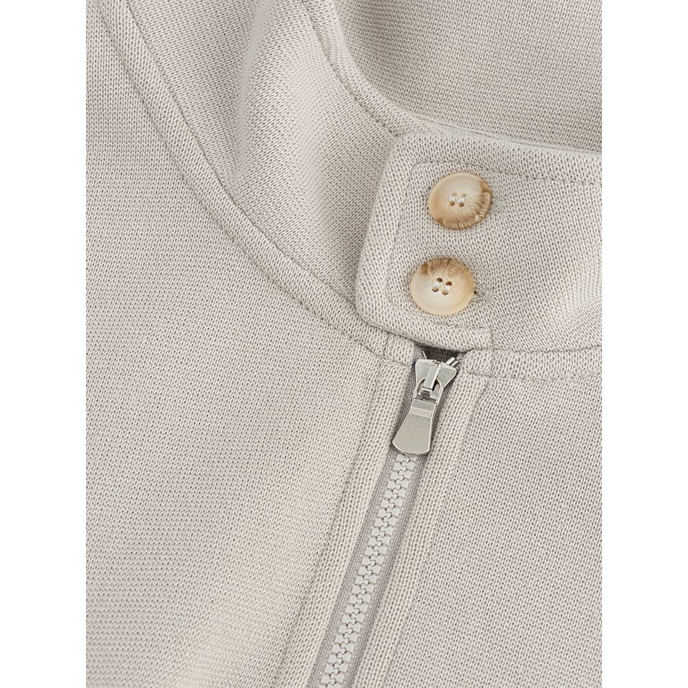 Gran Sasso Beige Cotton Cardigan for Men