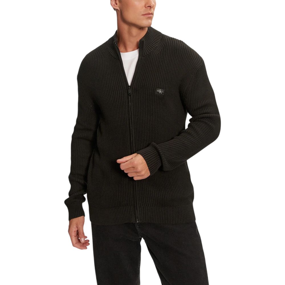 Cardigan in cotone nero Calvin Klein Jeans