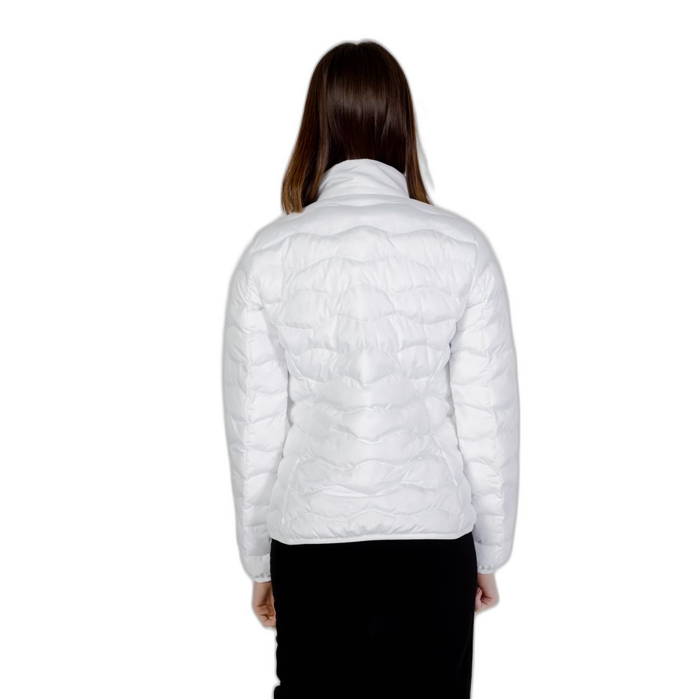 EA7 Emporio Armani White Polyester Jackets & Coat