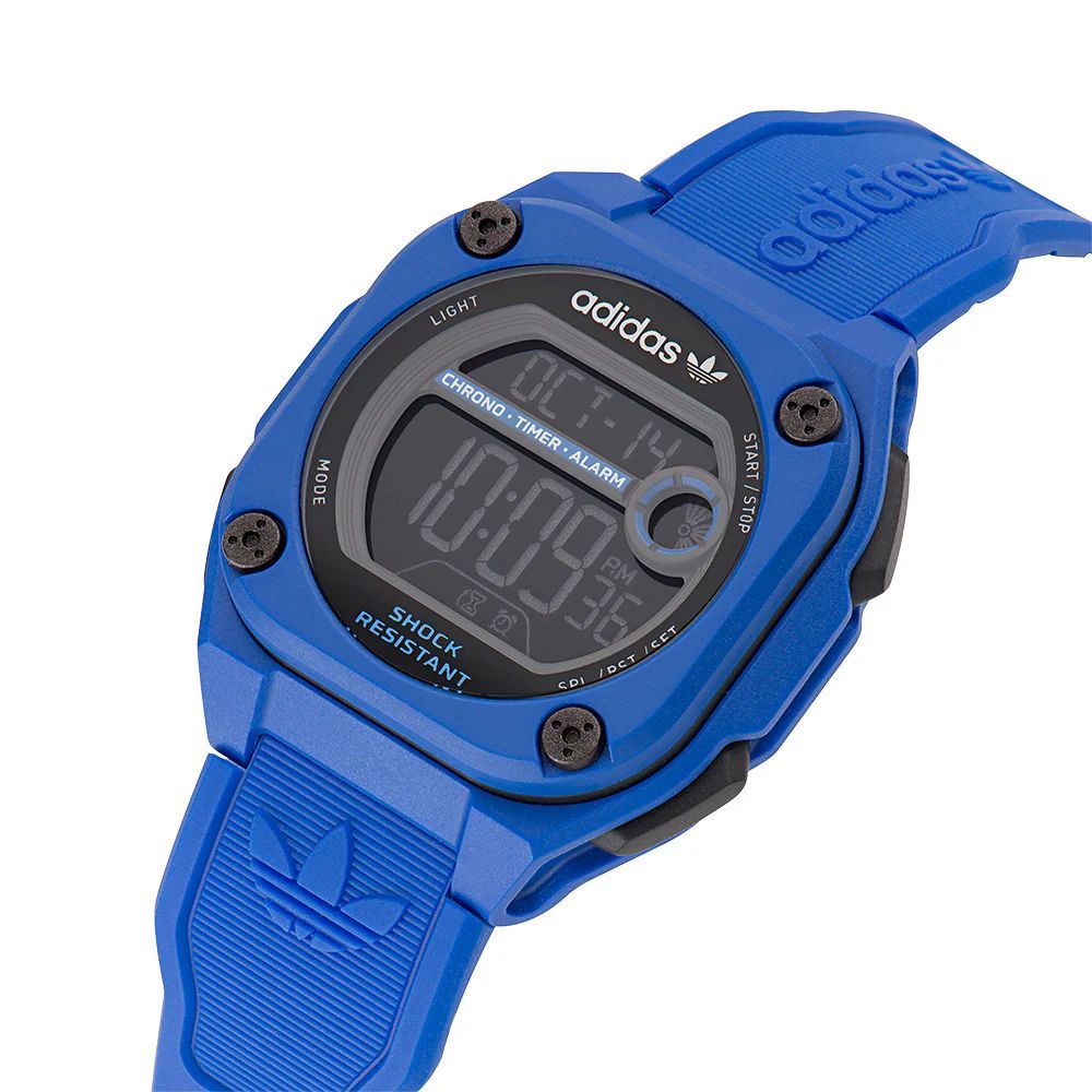 Orologio sintetico blu Adidas