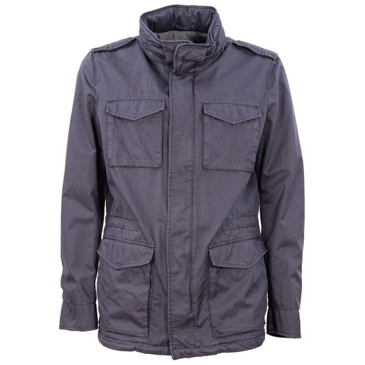 Giacca in cotone blu Herno