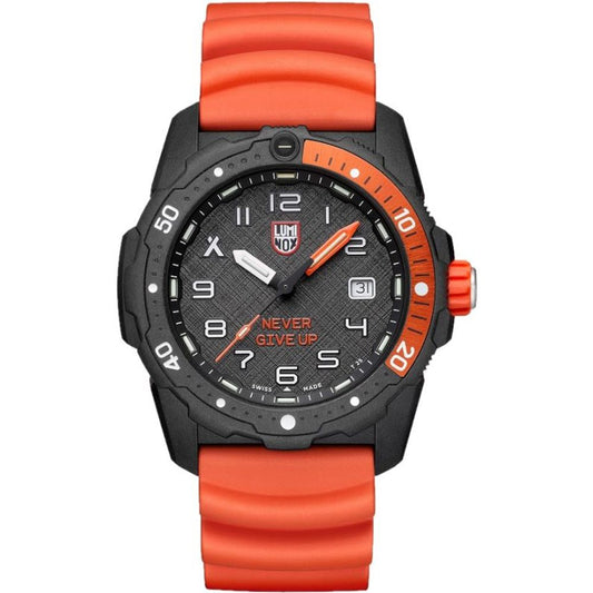 Luminox Orangefarbene Kautschukuhr