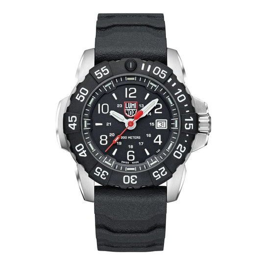 Luminox – Schwarze Kautschukuhr