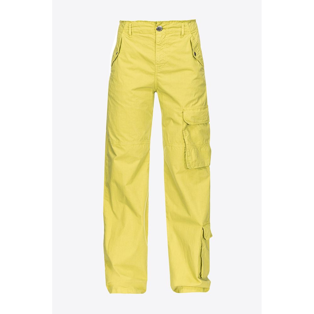 PINKO Grüne Jeans und Hose aus Baumwolle