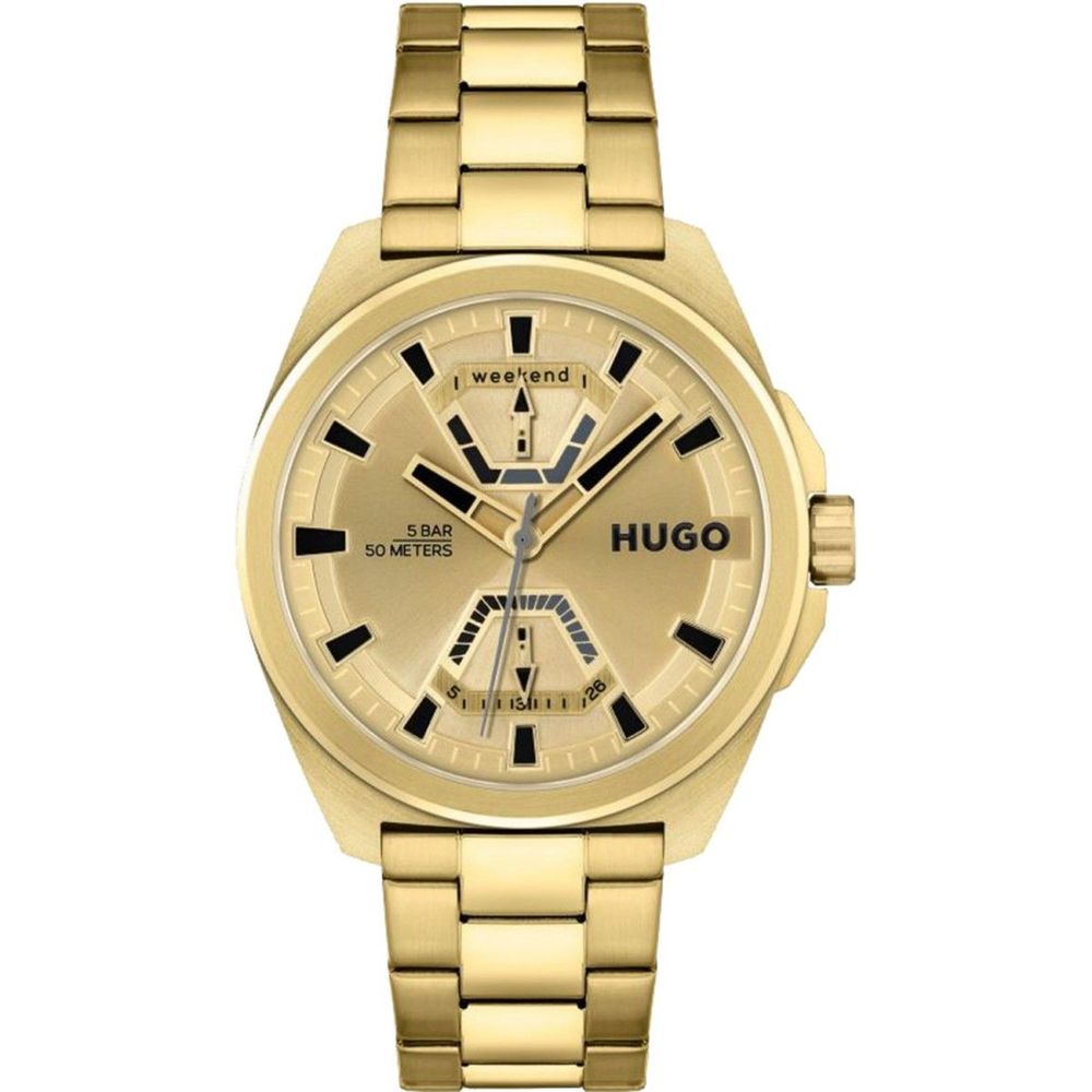 Hugo Boss – Goldene Edelstahluhr