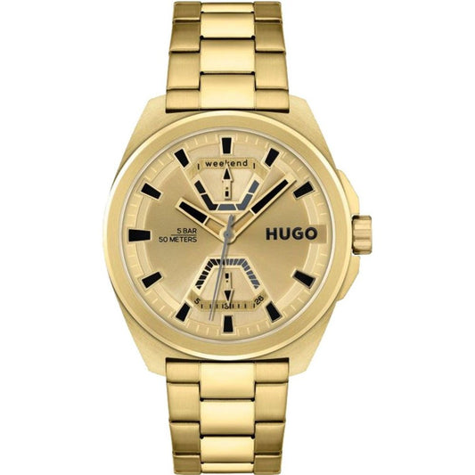 Hugo Boss – Goldene Edelstahluhr