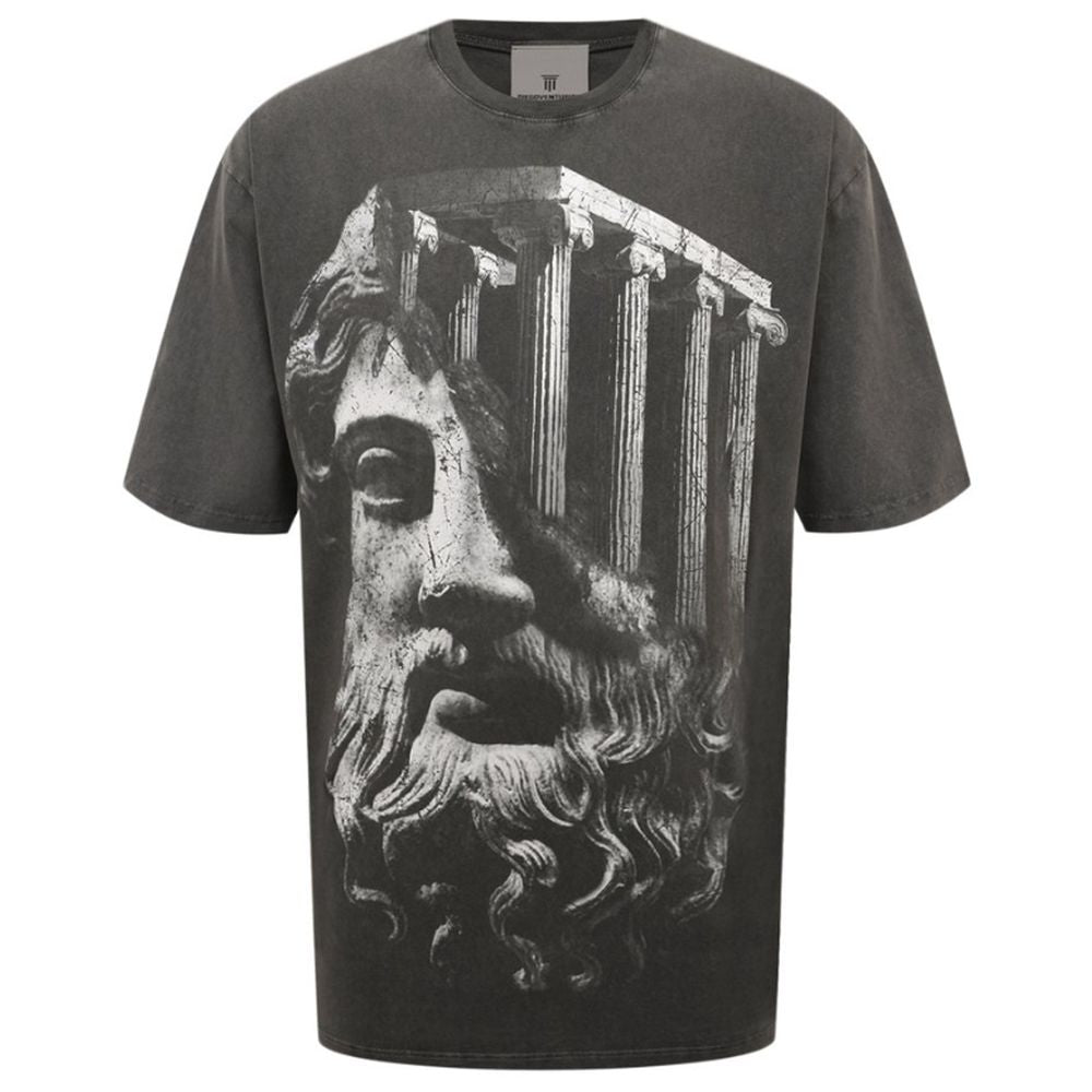 T-shirt Diego Venturino in cotone grigio