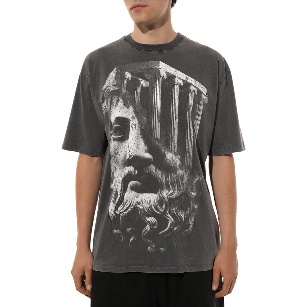 T-shirt Diego Venturino in cotone grigio