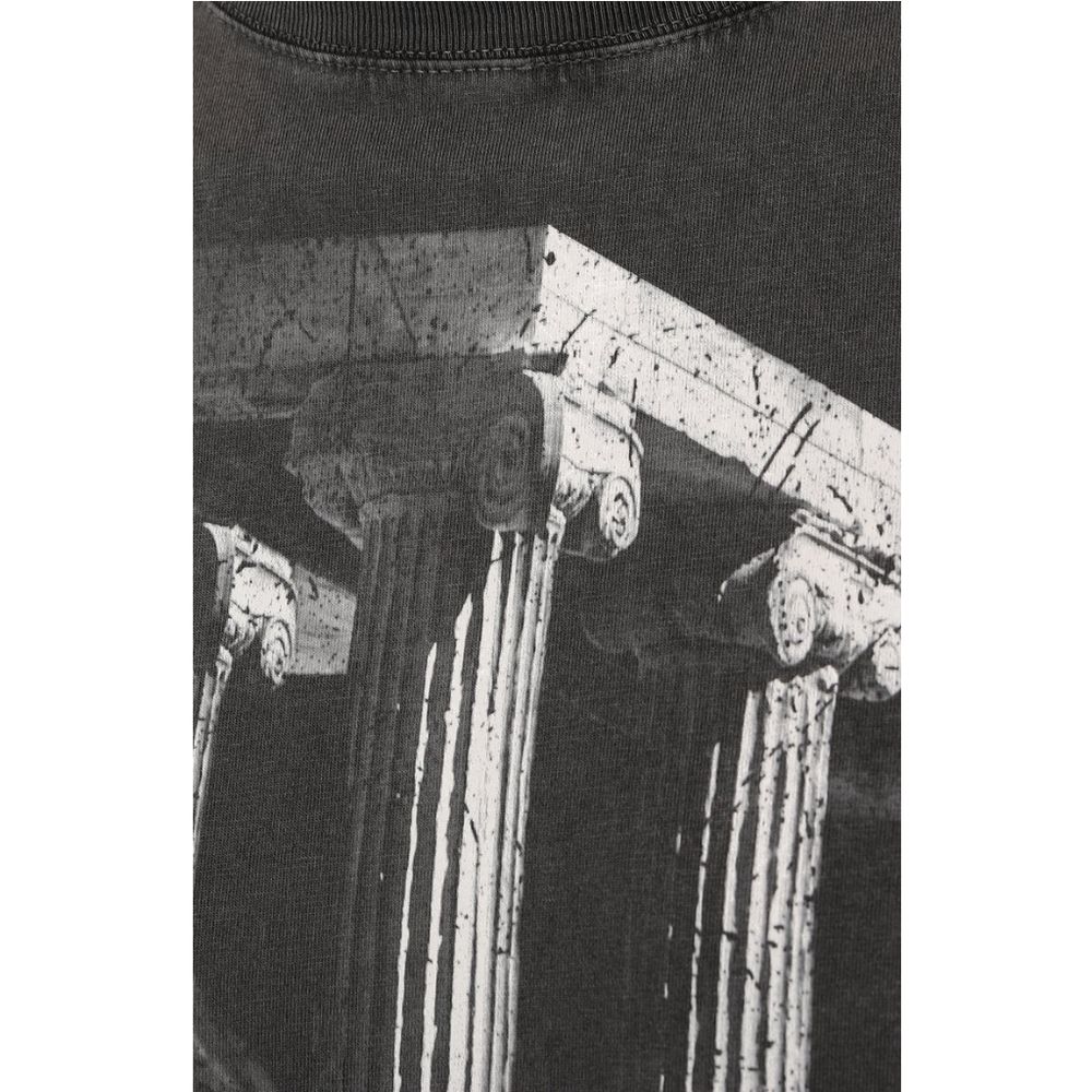 T-shirt Diego Venturino in cotone grigio