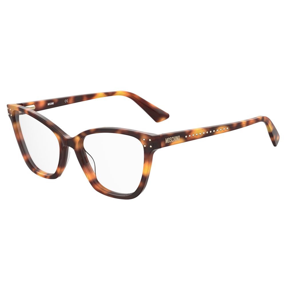 Moschino Brown Haircalf Frames