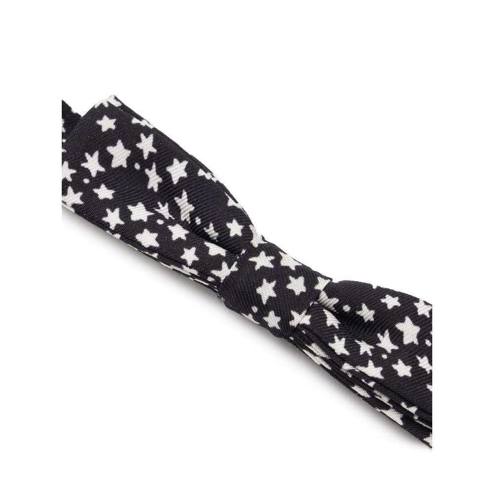 Dolce &amp; Gabbana Black Silk Ties &amp; Bowty