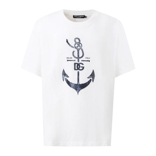 Dolce &amp; Gabbana White Cotton T-Shirt