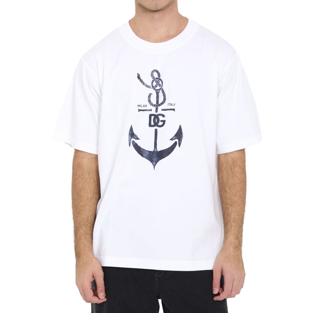 Dolce &amp; Gabbana White Cotton T-Shirt