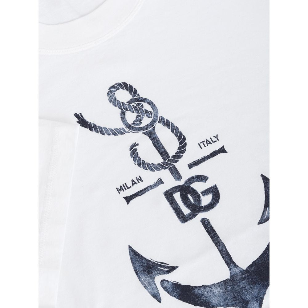Dolce &amp; Gabbana White Cotton T-Shirt