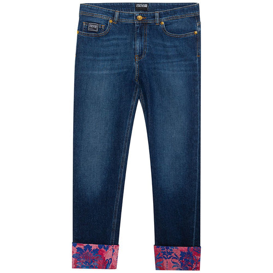 Versace Jeans – Blaue Jeans und Hose aus Baumwolle
