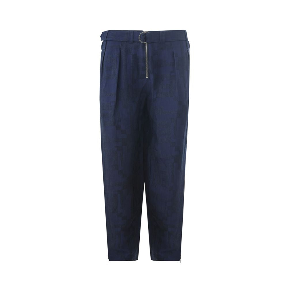 Jeans e pantaloni in lino blu Emporio Armani