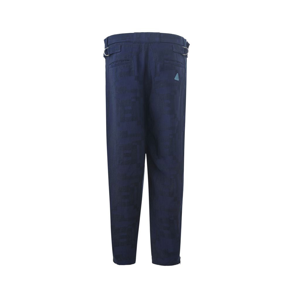 Jeans e pantaloni in lino blu Emporio Armani