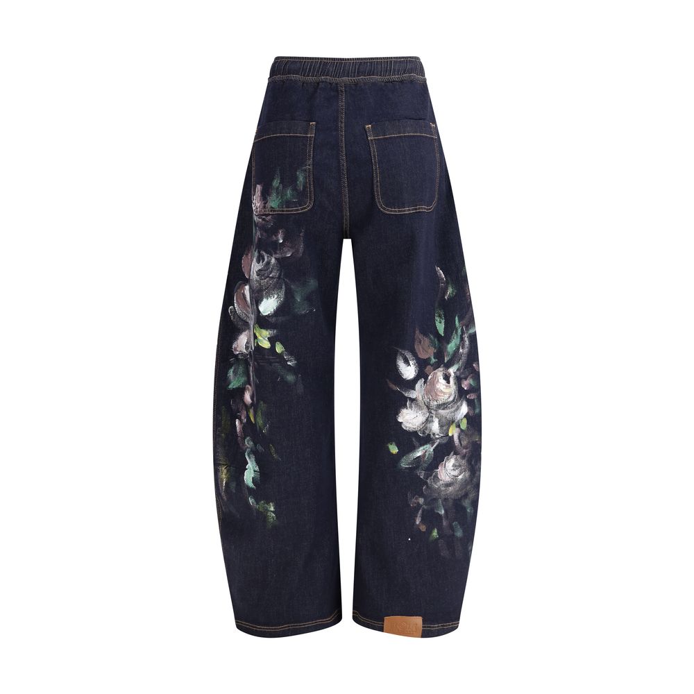 Jeans mit Blumenmuster „Ella“