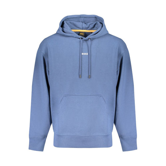 Hugo Boss Blue Cotton Sweater
