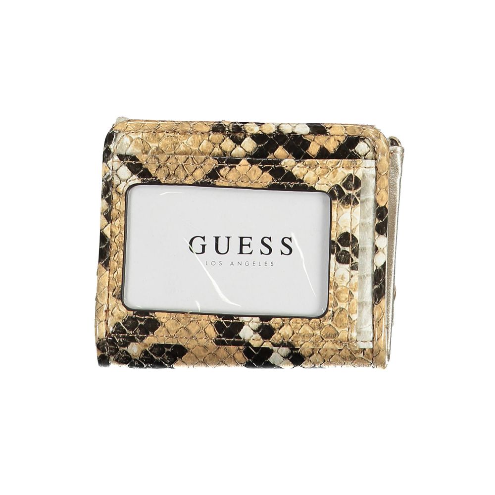 Guess Jeans Beige Polyethylen Damen Geldbörse