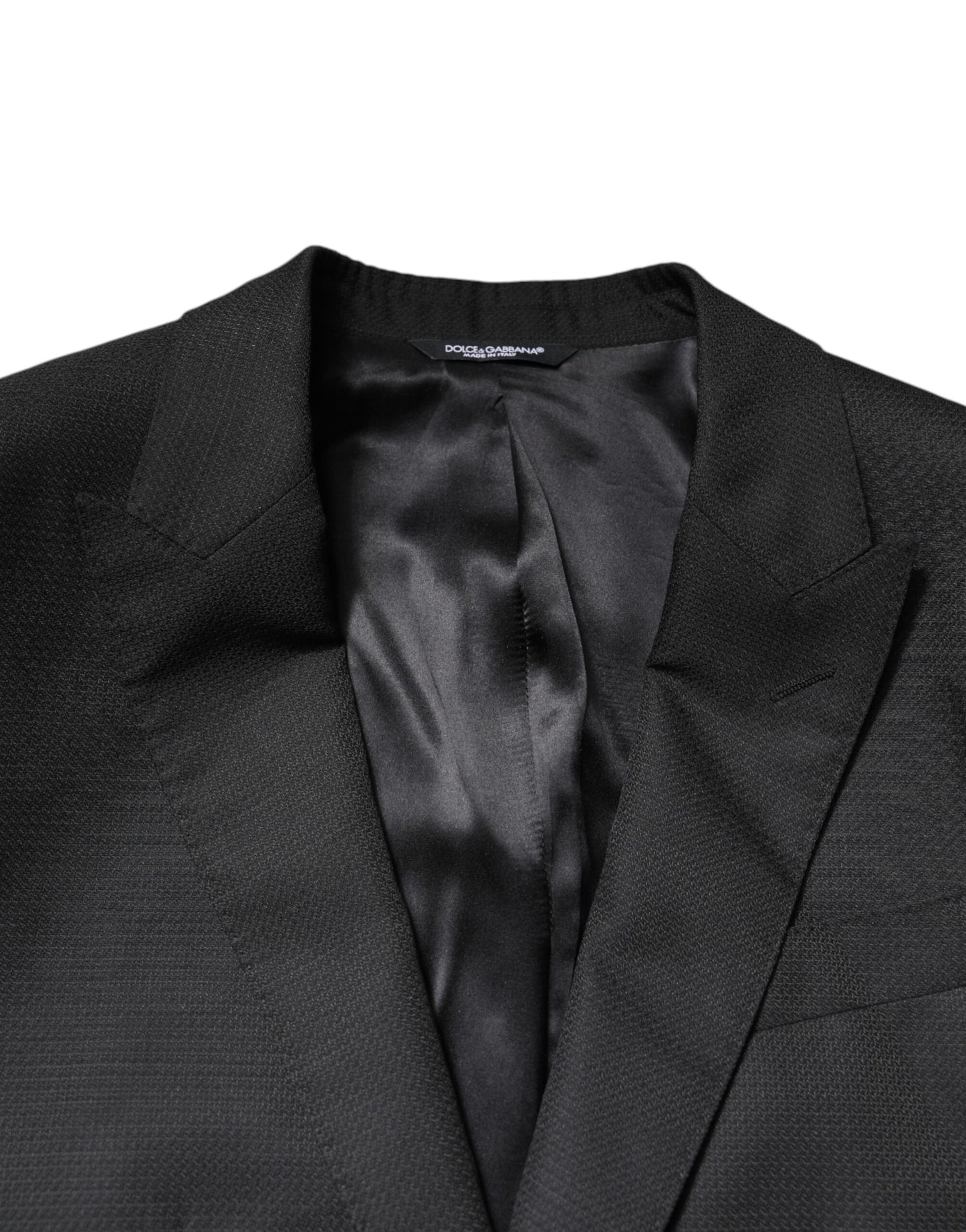 Dolce &amp; Gabbana – Schwarzer, einreihiger, formeller, zweiteiliger Anzug